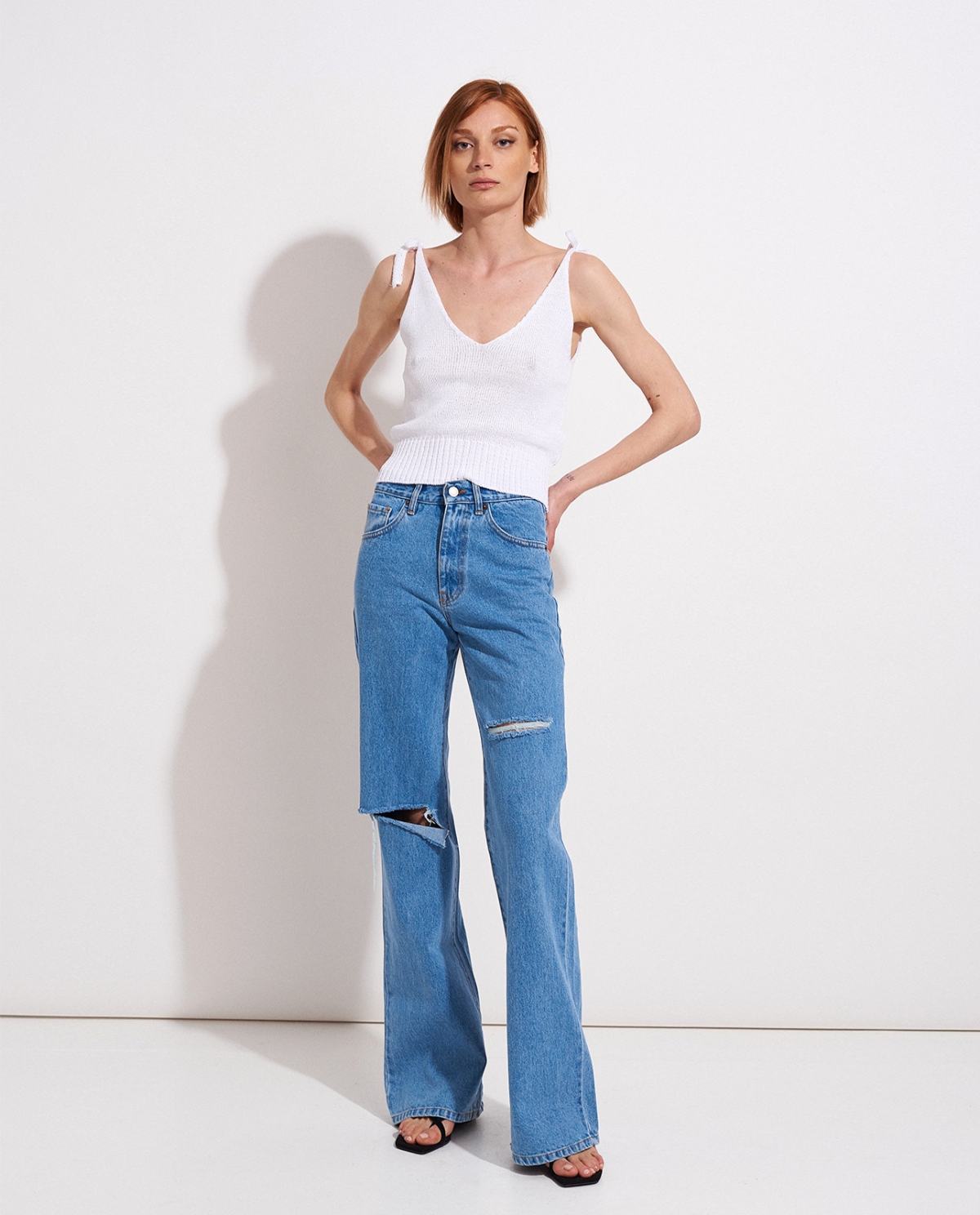 Barbara Light Cropped Jeans - Fashionnoiz